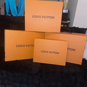 Authentic Louis Vuitton large box with handle